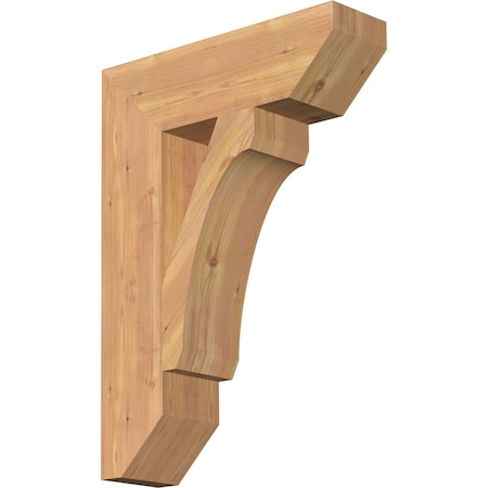 Ekena Millwork Legacy Slat Smooth Bracket, Western Red Cedar, 5 1/2"W x 20"D x 28"H BKT06X20X28LEC06SWR
